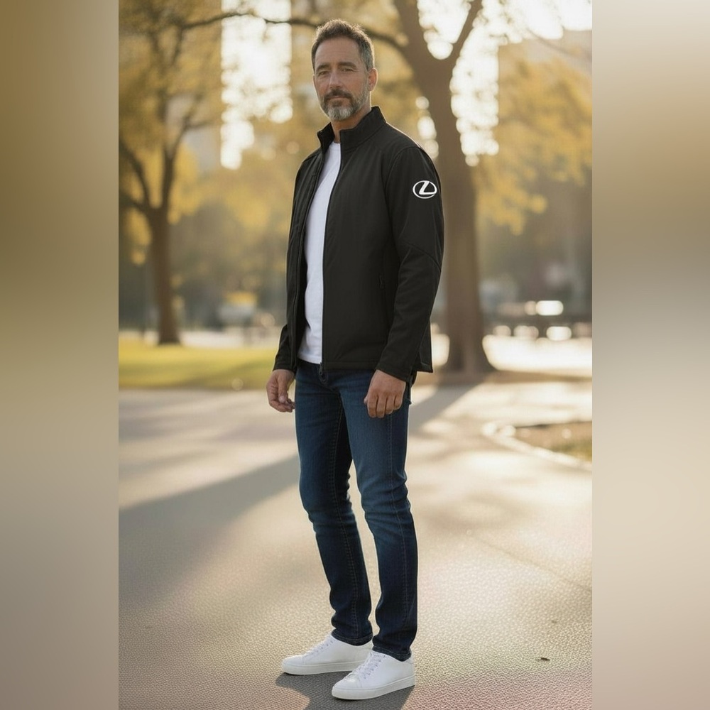 OGIO Black and Gray Custom Lexus Fleece Jacket